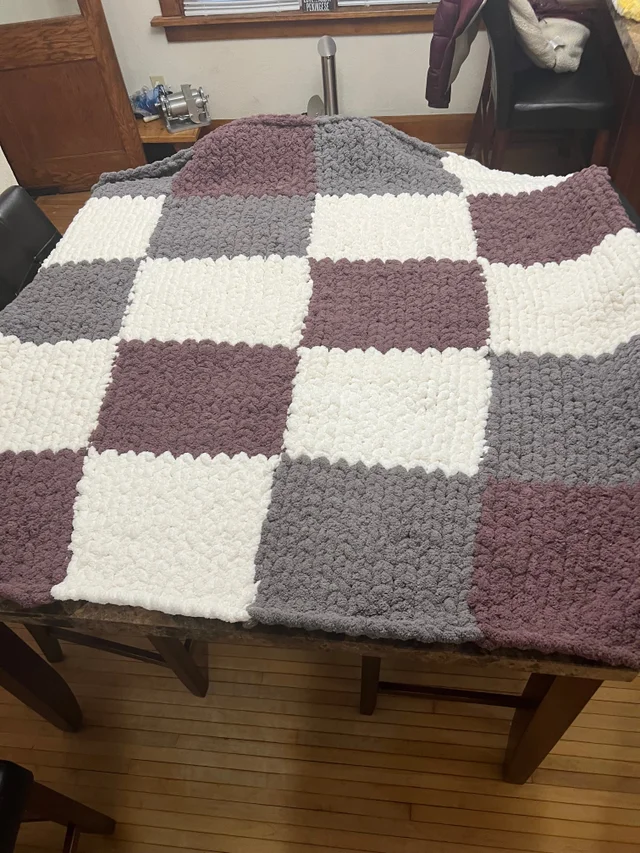 checkered blanket