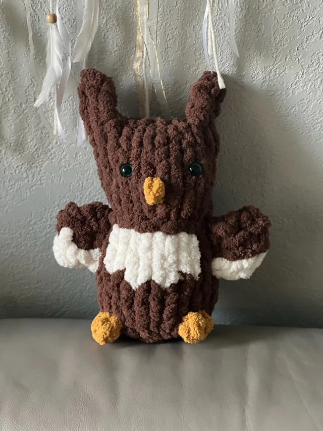 owl knit plushie